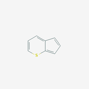 molecular formula C8H6S B13783471 Cyclopenta[b]thiopyran CAS No. 271-17-0