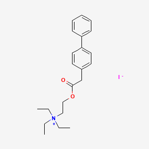 (2-Hydroxyethyl)triethylammonium iodide 4-biphenylylacetate