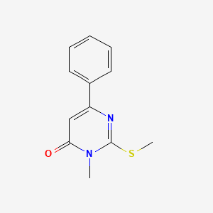 3-methyl-2-(methylthio)-6-phenyl-4(3H)-Pyrimidinone