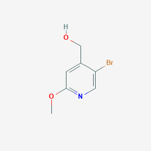 molecular formula C7H8BrNO2 B1378360 5-溴-2-甲氧基吡啶-4-甲醇 CAS No. 1227589-24-3