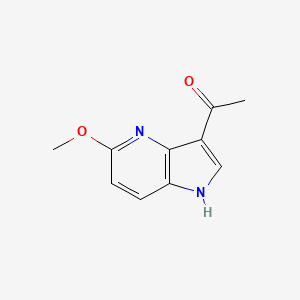 molecular formula C10H10N2O2 B1378361 3-Acetyl-5-methoxy-4-azaindole CAS No. 1260385-65-6