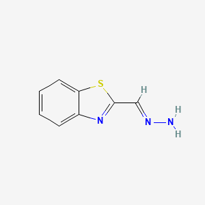 2-Benzothiazolecarboxaldehyde,hydrazone(9CI)