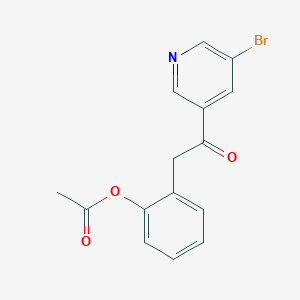 2-Acetoxybenzyl 5-bromo-3-pyridyl ketone