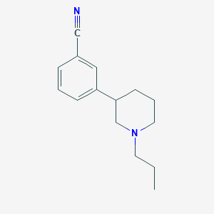 B137838 3-(3-Cyanophenyl)-N-n-propylpiperidine CAS No. 150336-90-6
