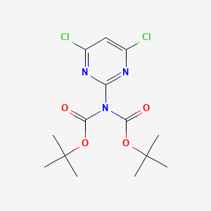 2-Bis(tert-butoxycarbonyl)amino-4,6-dichloropyrimidine