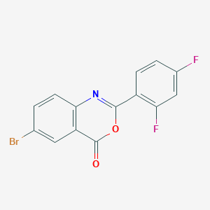 6-Bromo-2-(2,4-difluorophenyl)-4H-3,1-benzoxazin-4-one