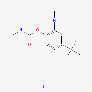 Ammonium, (5-tert-butyl-2-(dimethylcarbamoyloxy)phenyl)trimethyl-, iodide