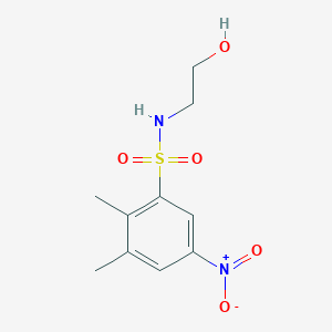 Benzenesulfonamide, N-(2-hydroxyethyl)-2,3-dimethyl-5-nitro-