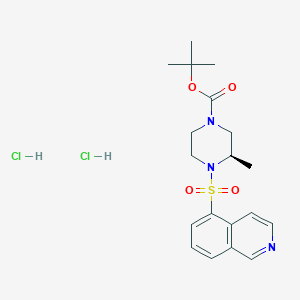 (R)-4-(Isoquinoline-5-sulfonyl)-3-methyl-piperazine-1-carboxylic acid tert-butyl ester dihydrochloride