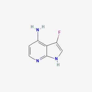 B1378425 3-fluoro-1H-pyrrolo[2,3-b]pyridin-4-amine CAS No. 1352398-22-1