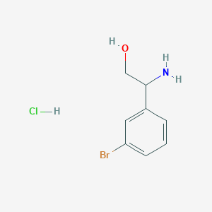 molecular formula C8H11BrClNO B1378439 盐酸2-氨基-2-(3-溴苯基)乙醇 CAS No. 1421603-70-4