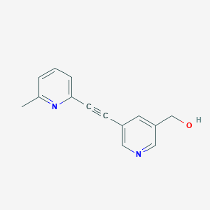 3-Pyridinemethanol,5-[(6-methyl-2-pyridinyl)ethynyl]-