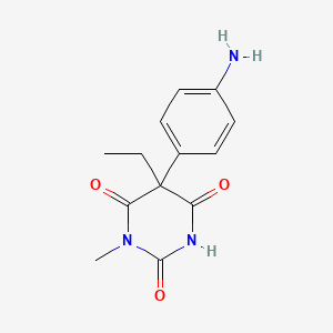 5-(p-Aminophenyl)-5-ethyl-1-methylbarbituric acid