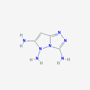 5H-Pyrazolo[5,1-c]-1,2,4-triazole-3,5,6-triamine