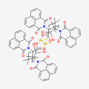 2-(1,3-dioxobenzo[de]isoquinolin-2-yl)-3,3-dimethylbutanoate;rhodium(2+)