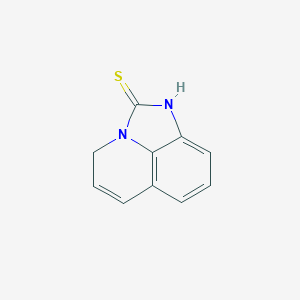 molecular formula C10H8N2S B13784657 4H-Imidazo[4,5,1-IJ]quinoline-2(1H)-thione CAS No. 98412-43-2