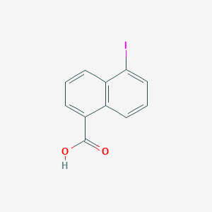 molecular formula C11H7IO2 B13784700 5-Iodonaphthalene-1-carboxylic acid CAS No. 91059-42-6