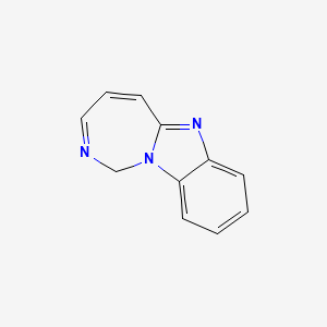 1h-[1,3]Diazepino[1,7-a]benzimidazole