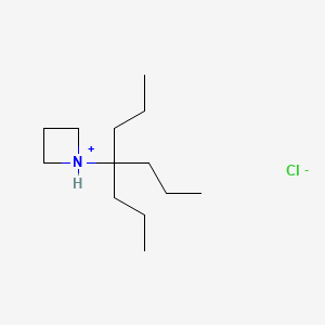 molecular formula C13H28ClN B13784734 1-(1,1-Dipropylbutyl)azetidine hydrochloride CAS No. 64467-54-5