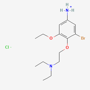 3-Bromo-4-(2-(diethylamino)ethoxy)-5-ethoxyaniline hydrochloride