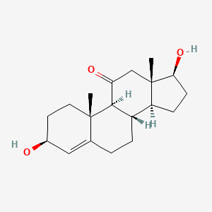 (3S,8S,9S,10R,13S,14S,17S)-3,17-dihydroxy-10,13-dimethyl-1,2,3,6,7,8,9,12,14,15,16,17-dodecahydrocyclopenta[a]phenanthren-11-one