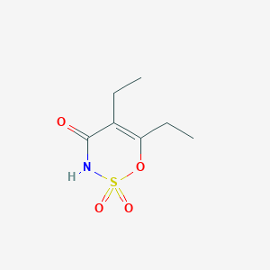 1,2,3-Oxathiazin-4(3H)-one,5,6-diethyl-,2,2-dioxide(9CI)