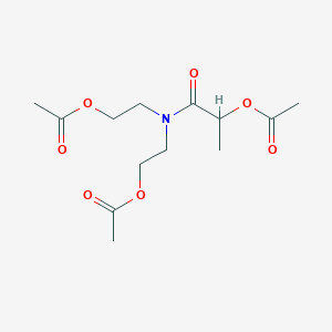 {[2-(Acetyloxy)propanoyl]imino}diethane-2,1-diyl diacetate