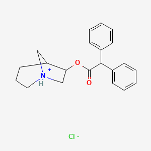 6-Diphenylacetoxy-1-azabicyclo(3.2.1)octane hydrochloride