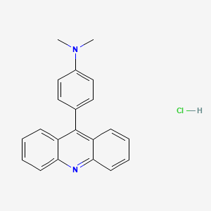 4-acridin-9-yl-N,N-dimethylaniline;hydrochloride