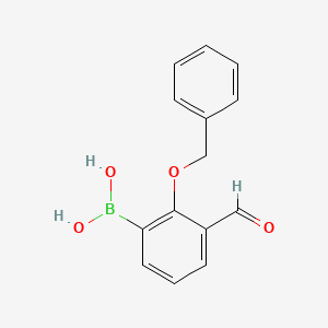 [2-(Benzyloxy)-3-formylphenyl]boronic acid