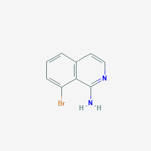 molecular formula C9H7BrN2 B1378511 8-溴异喹啉-1-胺 CAS No. 1337879-85-2