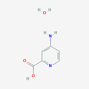 molecular formula C6H8N2O3 B1378514 4-氨基吡啶-2-羧酸一水合物 CAS No. 1427475-29-3