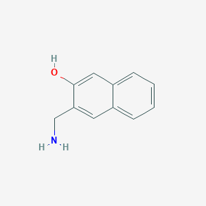 molecular formula C11H11NO B1378527 3-(Aminomethyl)-2-naphthol CAS No. 1181563-65-4