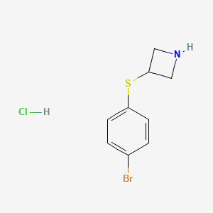 3-[(4-Bromophenyl)sulfanyl]azetidine hydrochloride