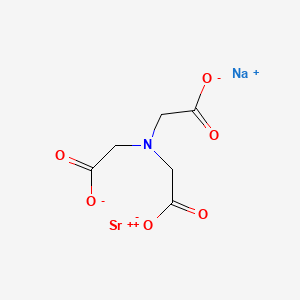 B13785799 Sodium (nitrilotriacetato)strontate CAS No. 92988-11-9