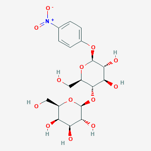 molecular formula C18H25NO13 B013786 P-Nitrophenyl beta-D-lactopyranoside CAS No. 4419-94-7