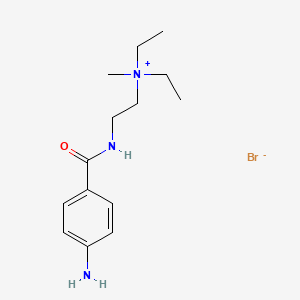 (2-(p-Aminobenzamido)ethyl)diethylmethylammonium bromide