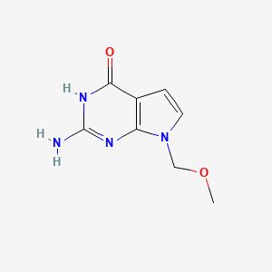 2-Amino-7-(methoxymethyl)-1,7-dihydro-4H-pyrrolo[2,3-d]pyrimidin-4-one