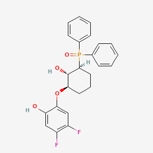 (1S,2S,6R)-2-Diphenylphosphinyl-6-(4',5'-difluoro-2'-phenoxy)cyclohexanol