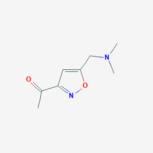 1-(5-((Dimethylamino)methyl)isoxazol-3-yl)ethanone