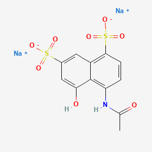 Disodium 4-(acetylamino)-5-hydroxynaphthalene-1,7-disulphonate