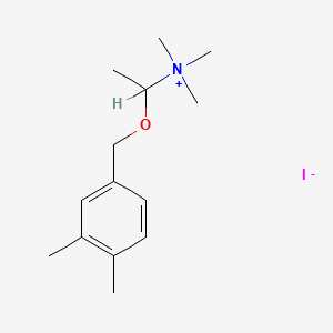 (1-(3,4-Dimethyl-alpha-hydroxybenzyl)ethyl)trimethylammonium iodide