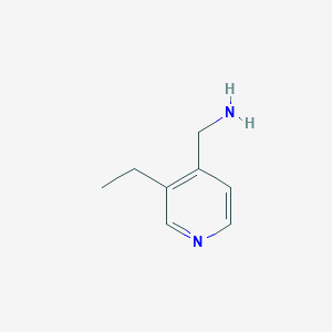 molecular formula C8H12N2 B1378645 (3-Ethylpyridin-4-yl)methanamine CAS No. 1443980-94-6