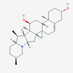 molecular formula C27H43NO2 B13786517 Rubijervine CAS No. 79-58-3