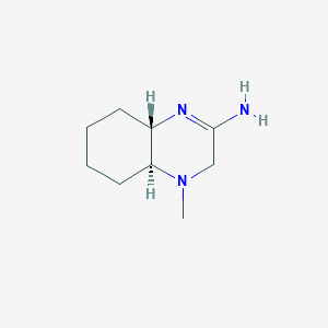 2-Quinoxalinamine,3,4,4a,5,6,7,8,8a-octahydro-4-methyl-,trans-(9CI)