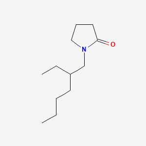 molecular formula C12H23NO B13786548 1-(2-Ethylhexyl)pyrrolidin-2-one CAS No. 66397-78-2