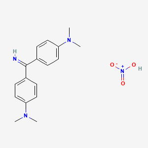 Benzenamine, 4,4'-carbonimidoylbis(N,N-dimethyl-, mononitrate