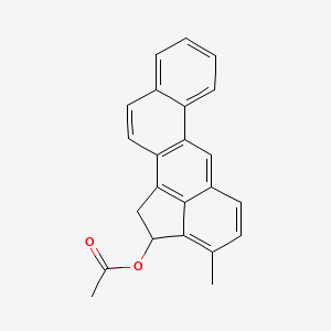 molecular formula C23H18O2 B13786621 2-Acetoxy-3-methylcholanthrene CAS No. 7390-93-4