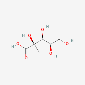 molecular formula C6H12O6 B13786642 2-C-Methyl-D-ribonic acid CAS No. 7473-35-0