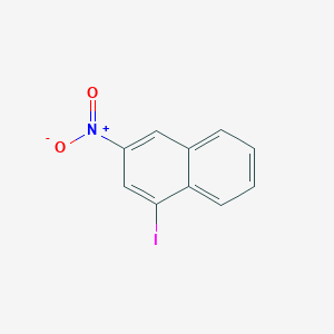 molecular formula C10H6INO2 B13786655 1-Iodo-3-nitronaphthalene CAS No. 64567-09-5